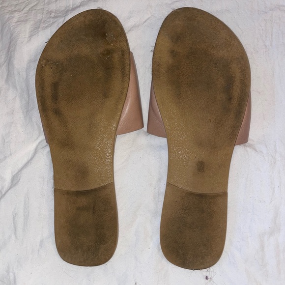 LIKE NEW: “Cabana Tan/Brown Slides/Sandals” from a  Napa Boutique! - Picture 8 of 10